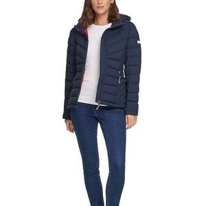 Tommy Hilfiger Navy Puffer Jacket